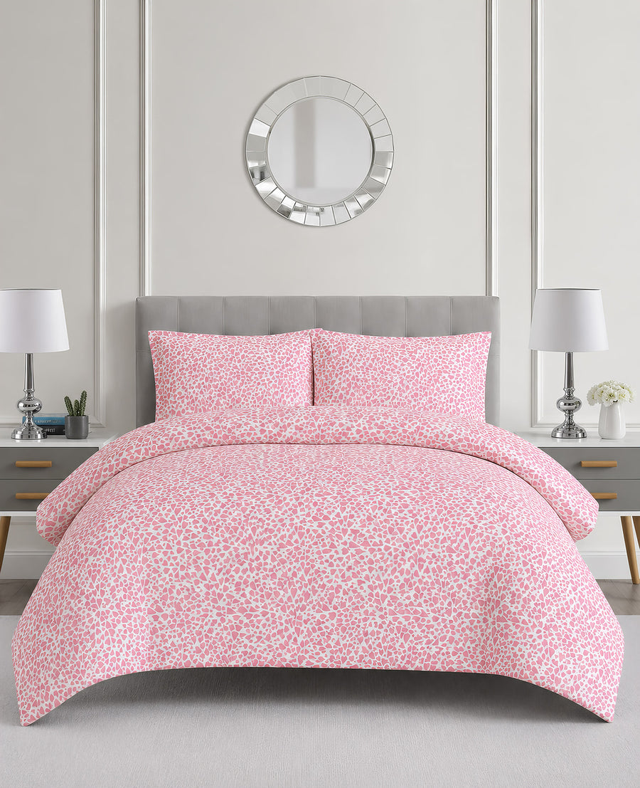 Luxe Petite Hearts Bedding Set