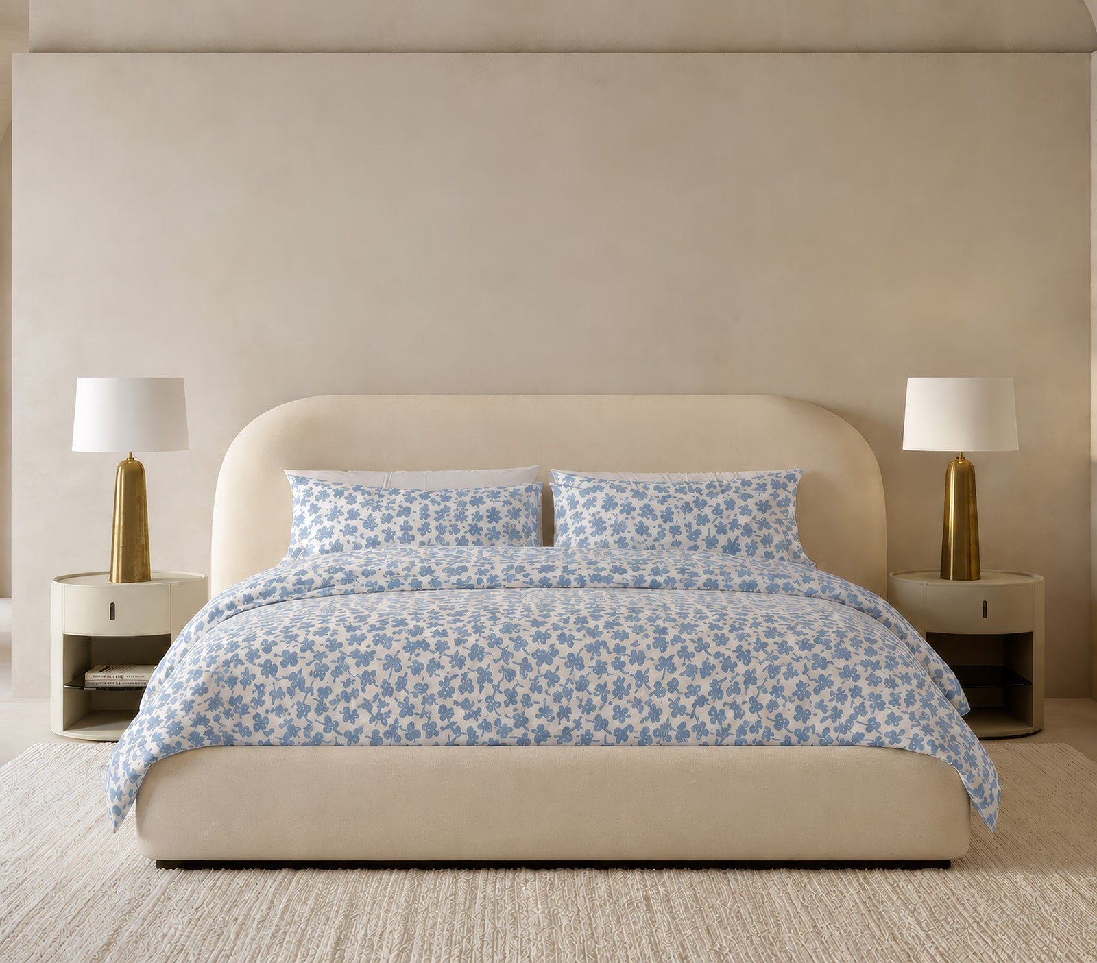Luxe Clover Field Bedding Set - 6 Piece