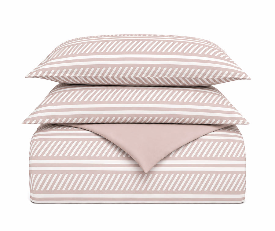 Luxe Slanted Stripe Bedding Set