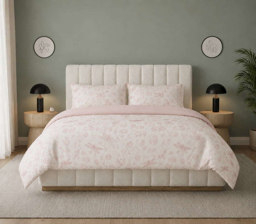 Luxe Dragonfly Garden Bedding Set - 6 Piece