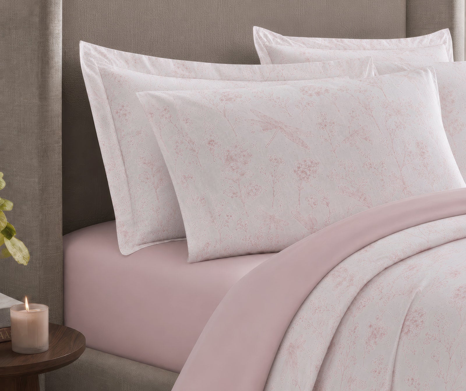 Luxe Dragonfly Garden Bedding Set - 6 Piece