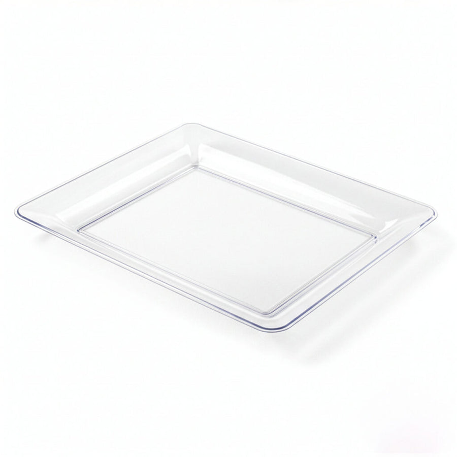 Rectangular Serving Tray Clear - The Closeout Connection