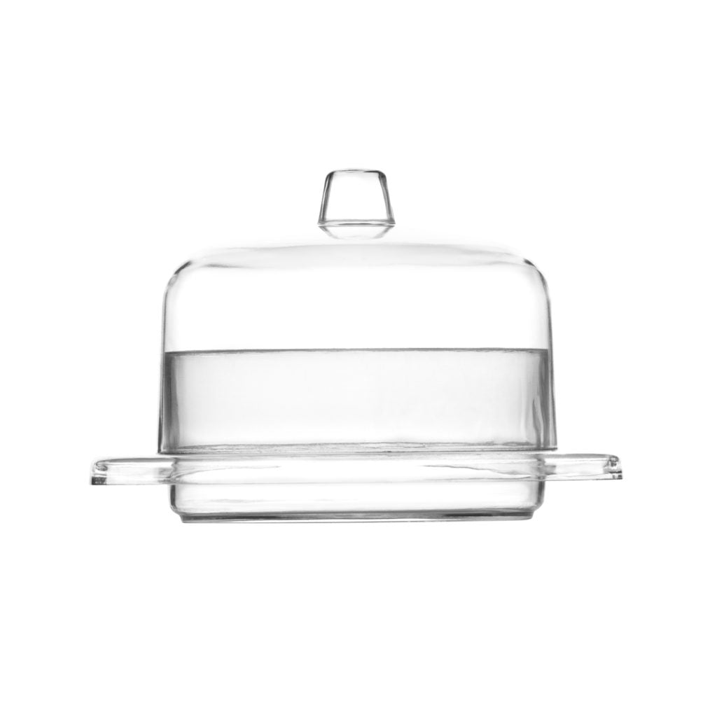 MiniWare Round Plates With Lids Clear - 6 Count