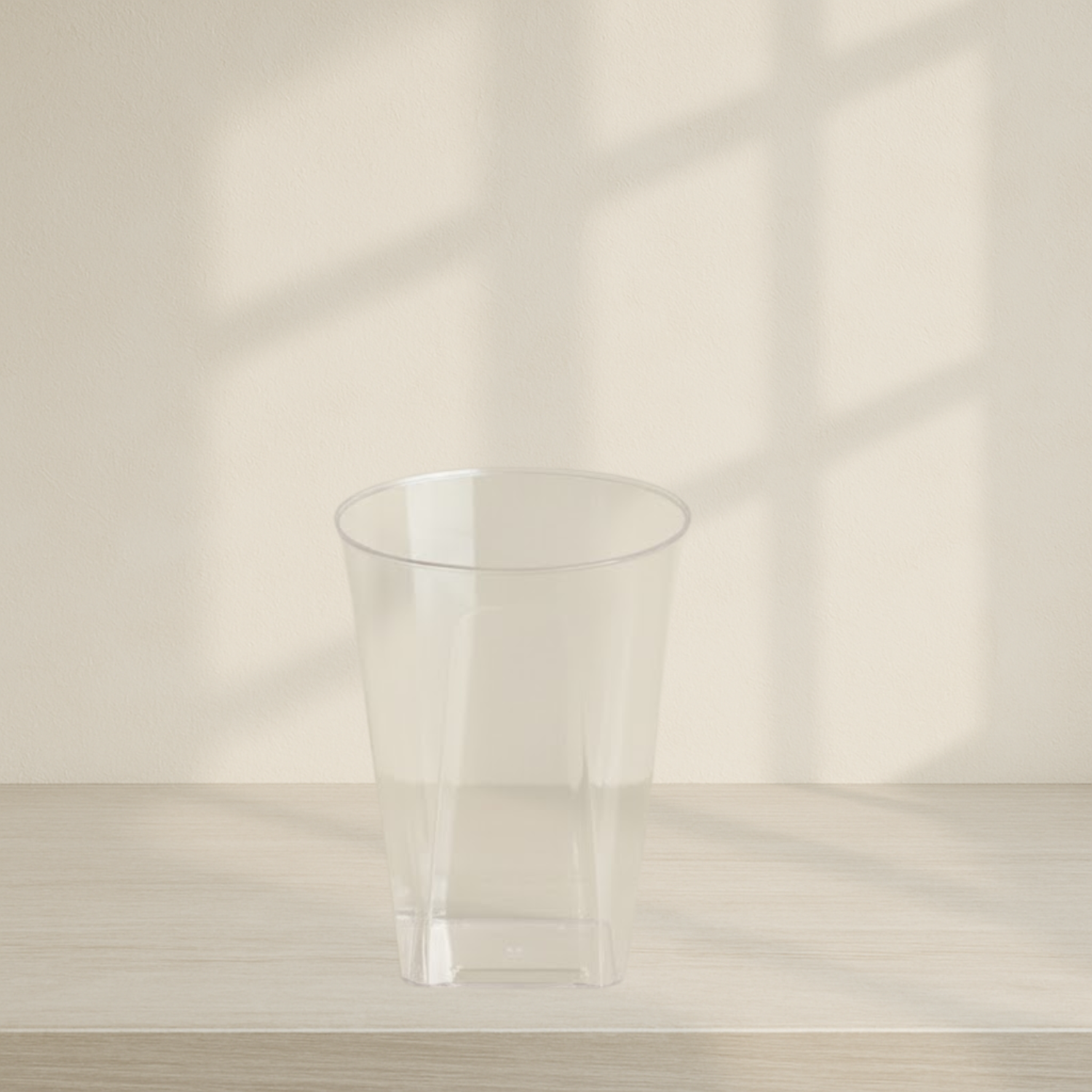 Heavy Weight Square Plastic Tumblers - 20 Count