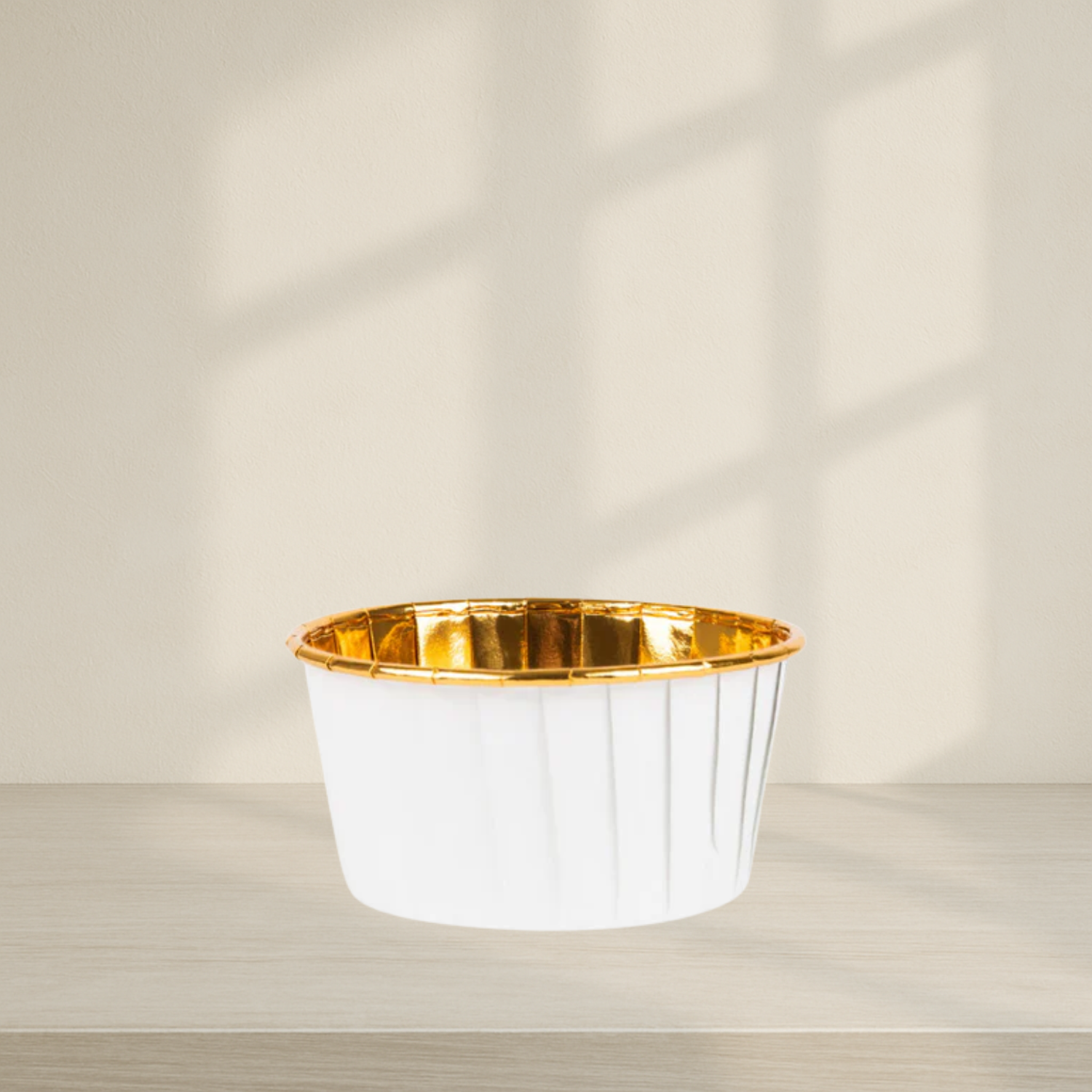 Pleated Baking Cup White Paper/Foil - 16 Count