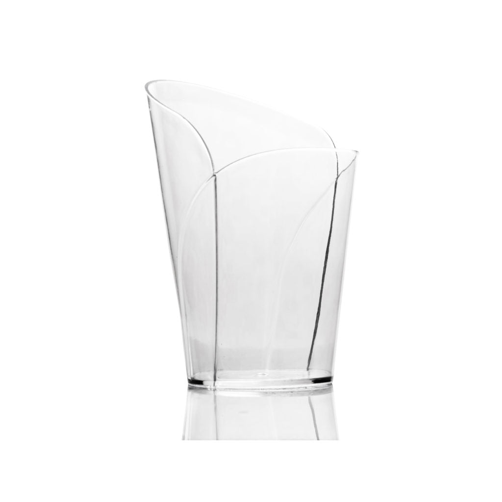 MiniWare Rose Cups Clear 3 oz - 12 Count