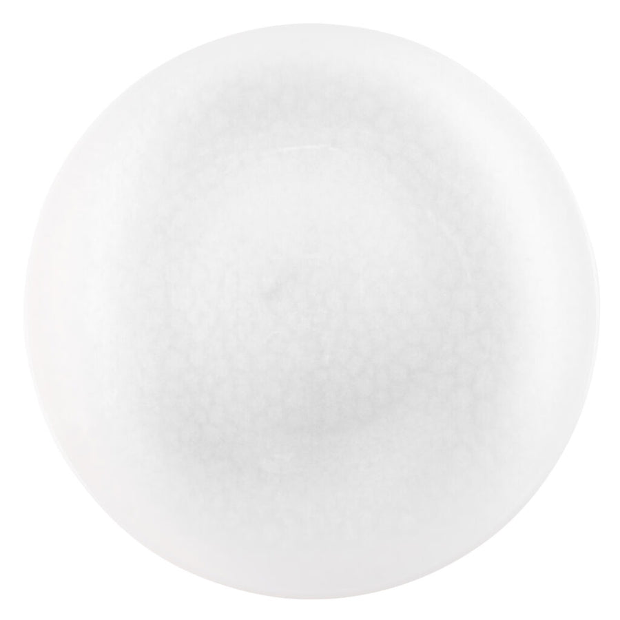 Hammered White Transparent Chargers 13" - 4 Count