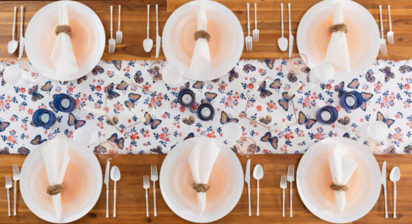 Crystal Design Combo Plates Peach Transparent - 32 ct - The Closeout Connection