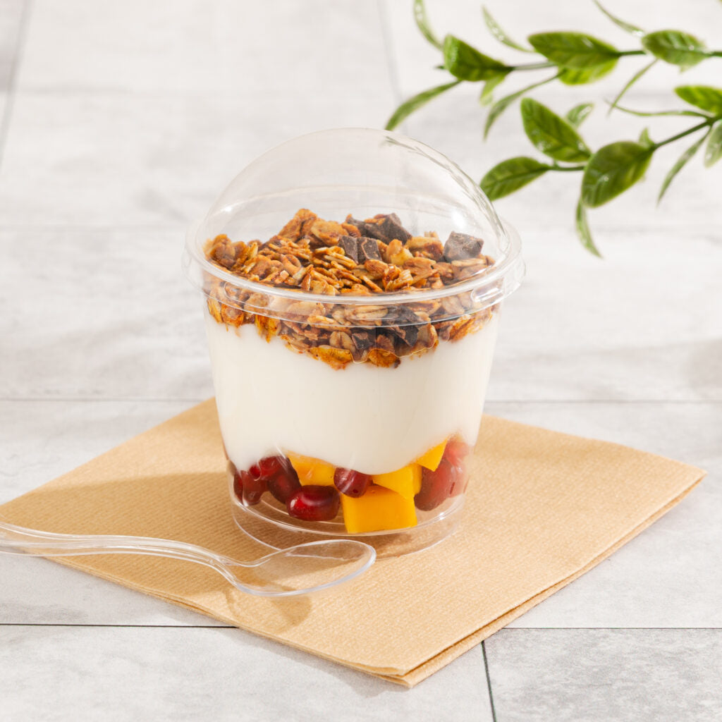 Cups with Dome Lids Clear 6 oz - 10 Count