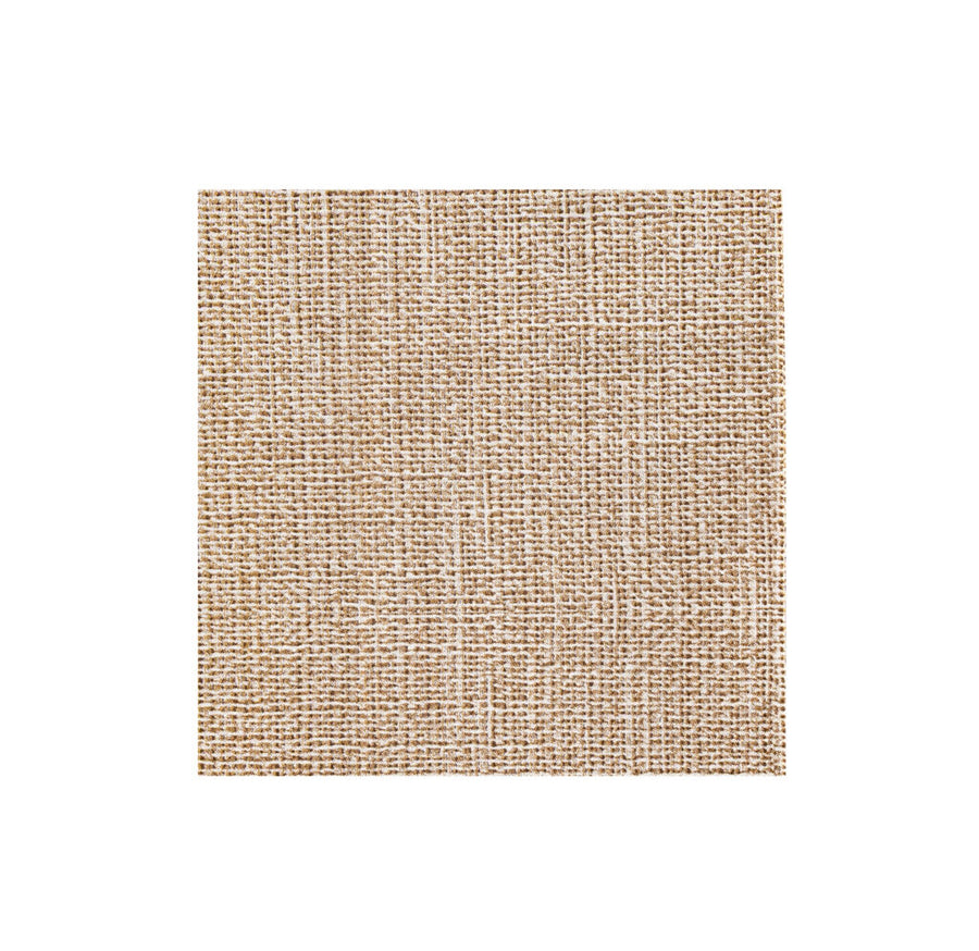 Burlap Print Cocktail Napkins - 40 Count - The Closeout Connection