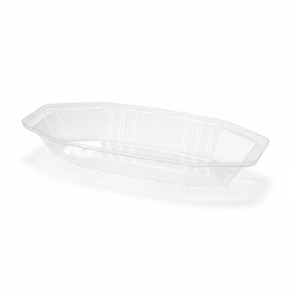 Clear Hard Serving Boats 15 oz - 12 Count