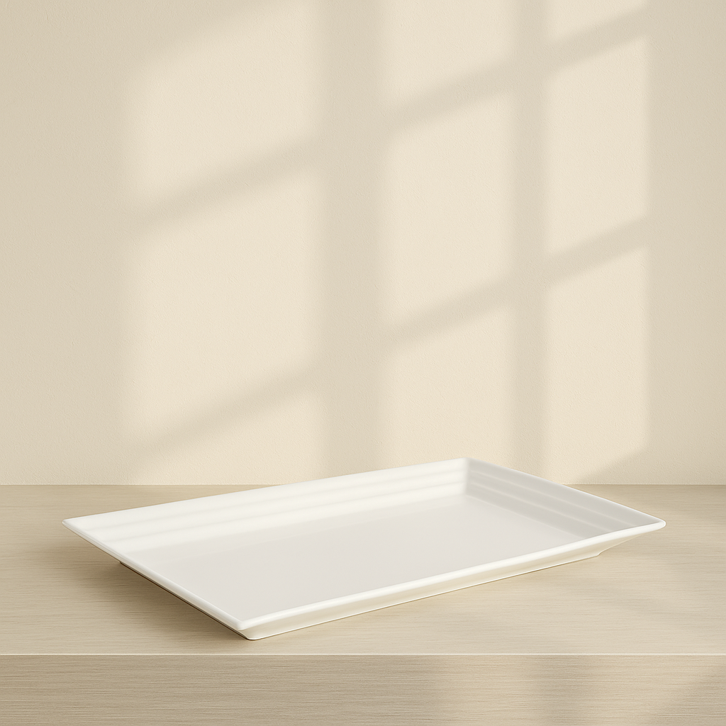 Leveled Rectangle Tray