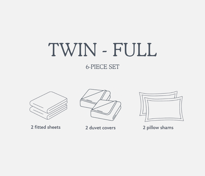 Geoplay Bedding Set- 6 Piece Set, 220 Thread Count