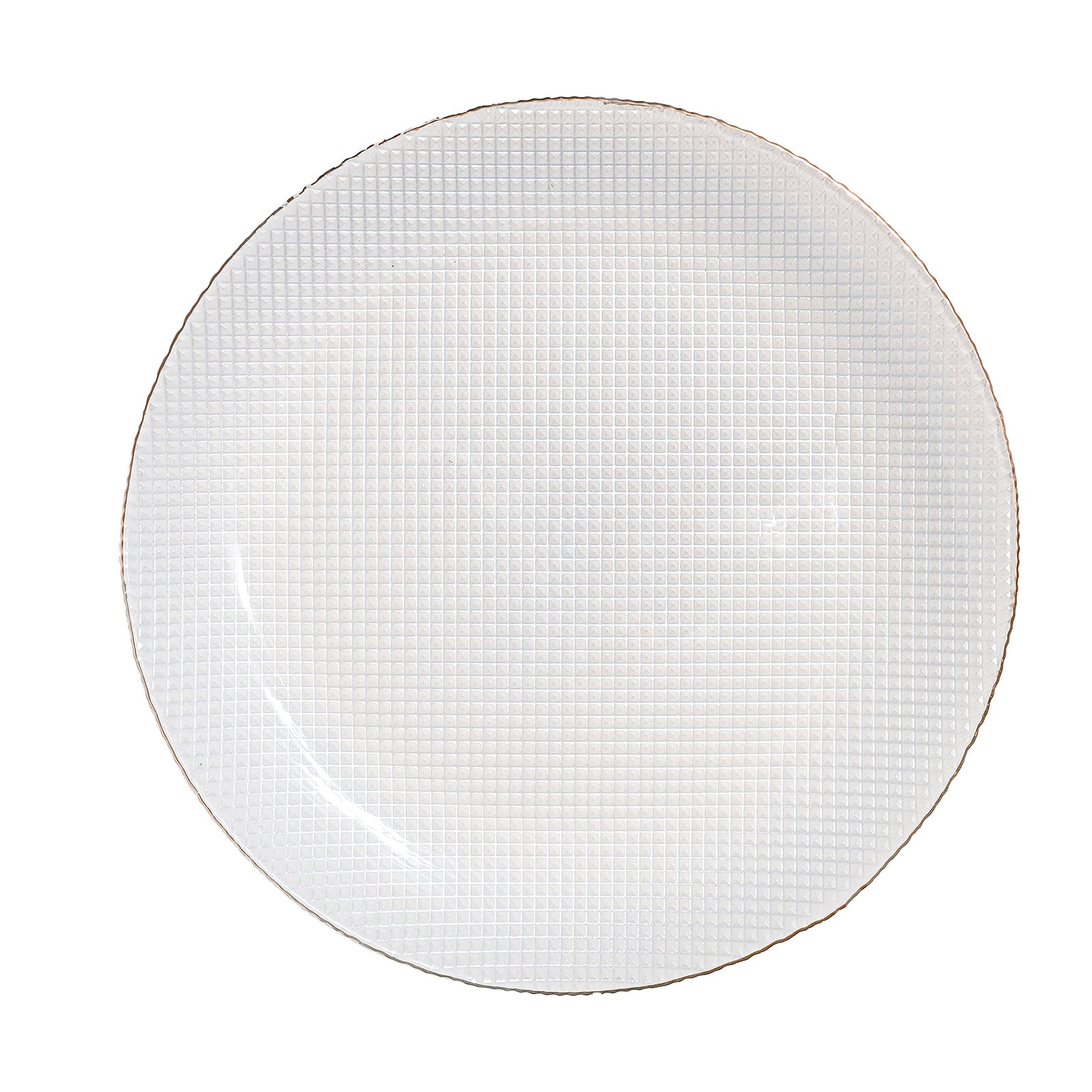 White Hounds Tooth Glass Dish Collection - The Closeout Connection