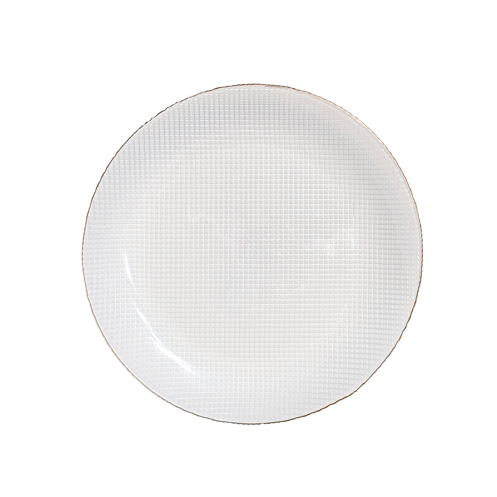 White Hounds Tooth Glass Dish Collection - The Closeout Connection