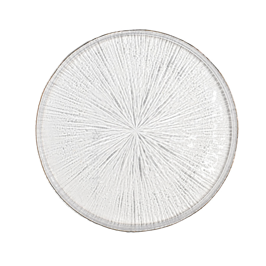 Clear Icicle Glass Dish Collection - The Closeout Connection