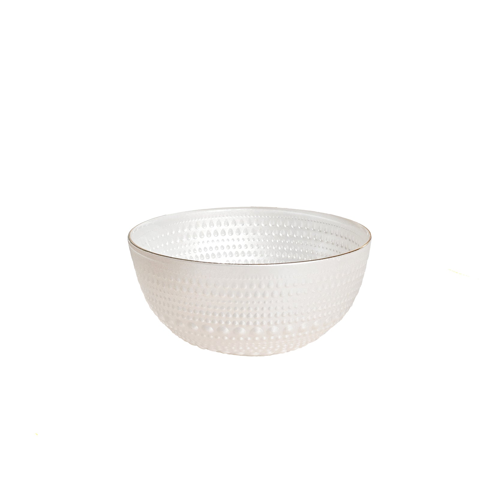 White Pearlized Beaded Glass Dish Collection - The Closeout Connection