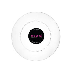 White or Clear Round Disposable Plates- 240 Count - The Closeout Connection