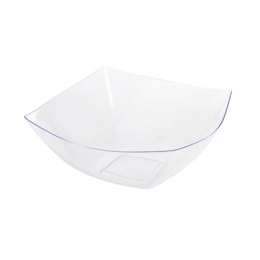 Square Fancy Clear Serving Bowl 32 oz - 1 Count