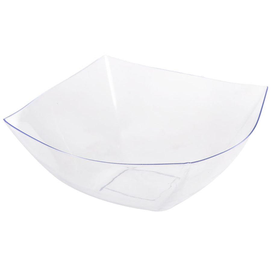 Square Fancy Clear Serving Bowl - The Closeout Connection