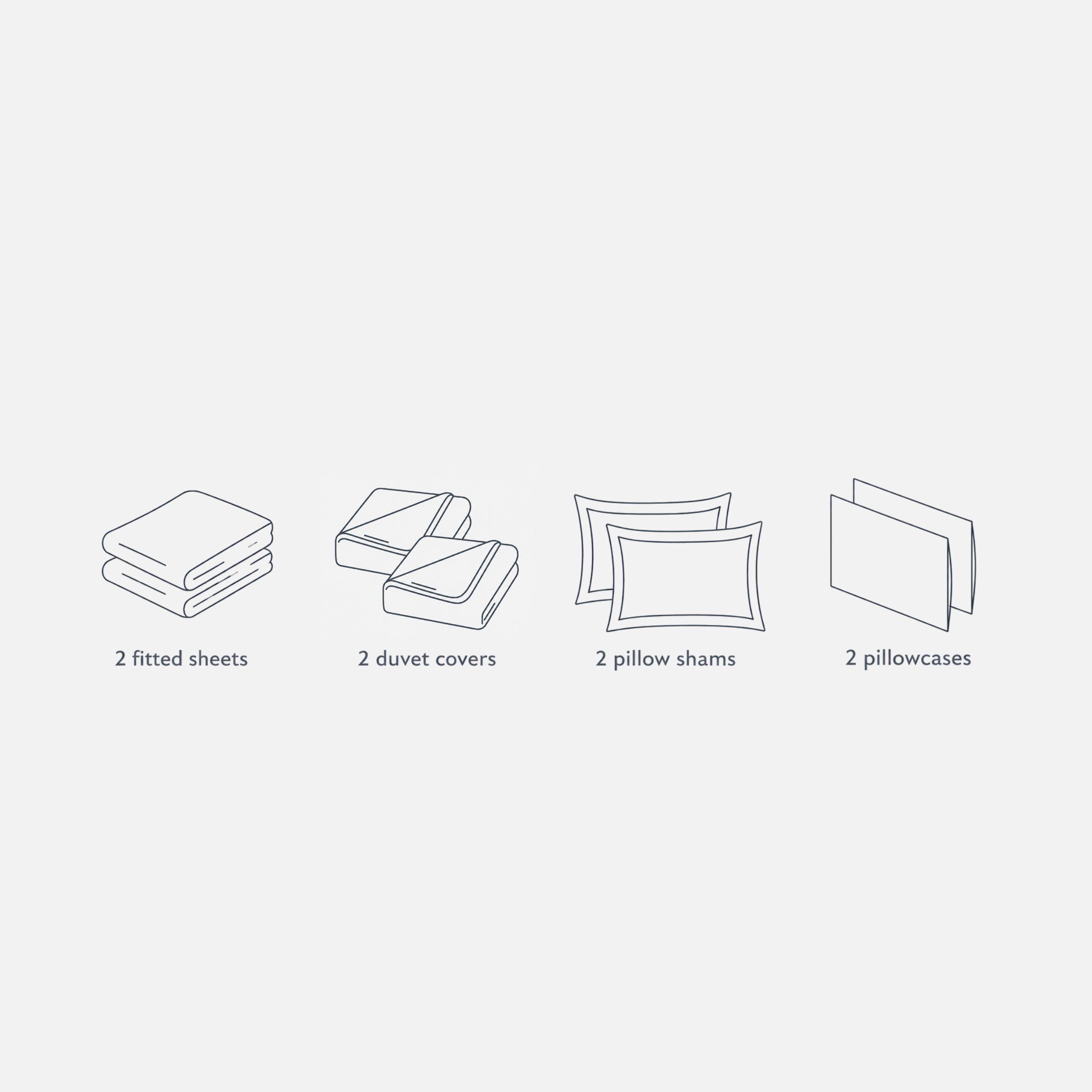 Belissima Jacquard Bedding Set 250 Thread Count- 8 Piece Set