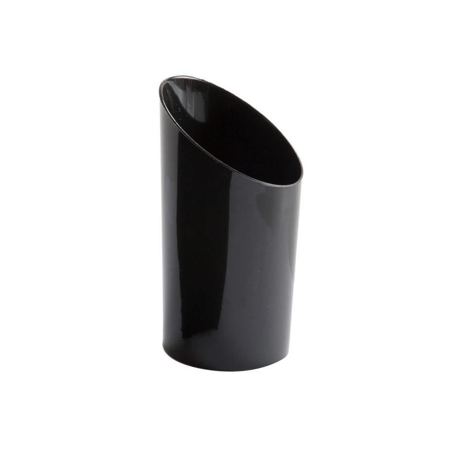 MiniWare Black Angled Cups 2.5 oz - 10 Count
