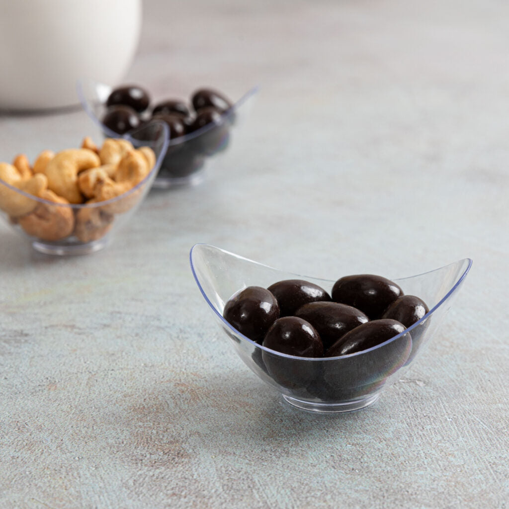 MiniWare Clear Small Oval Dishes - 12 Count