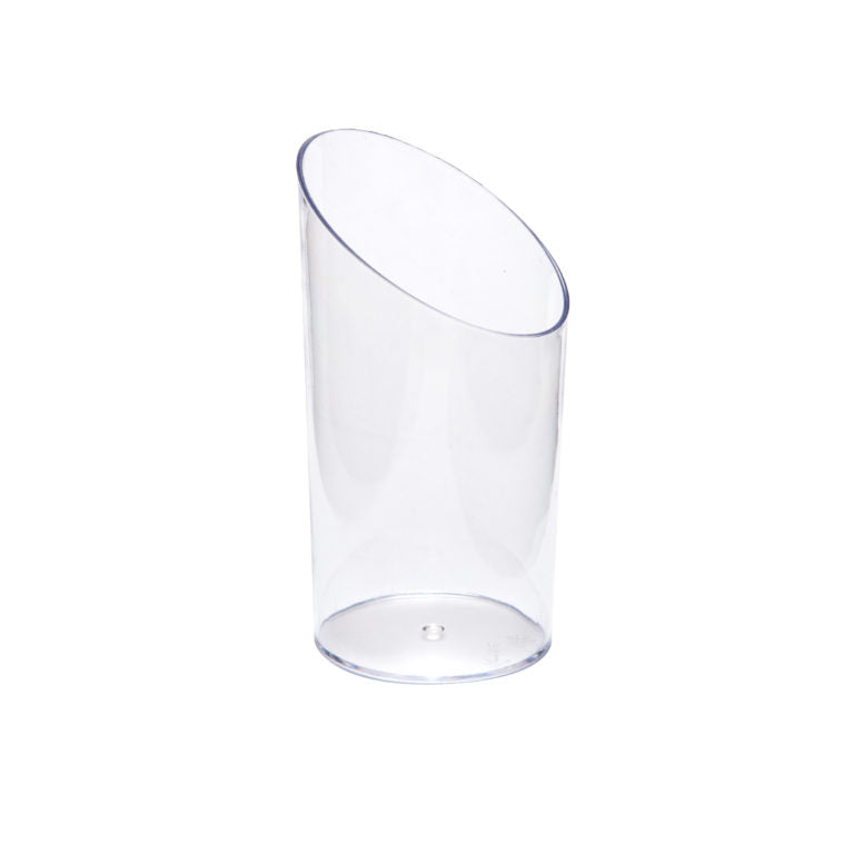 MiniWare Clear Angled Cup - The Closeout Connection