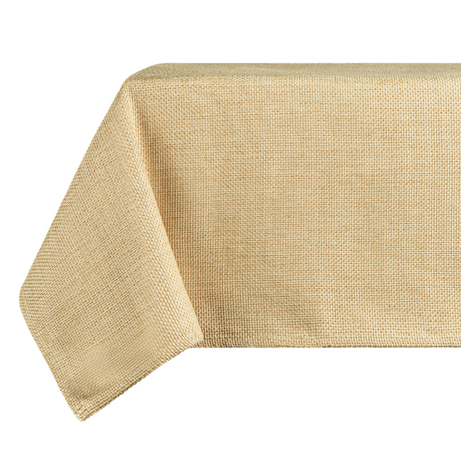 Audrey Gold Tablecloth - The Closeout Connection