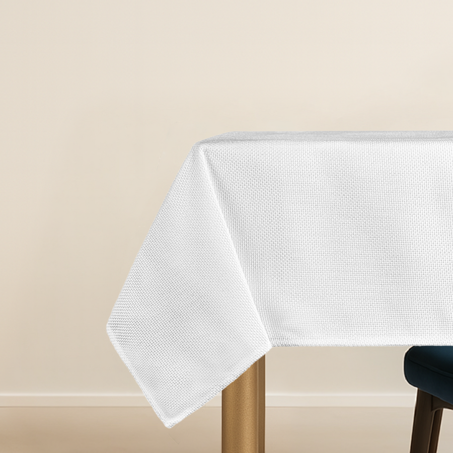 Audrey White Tablecloth - The Closeout Connection