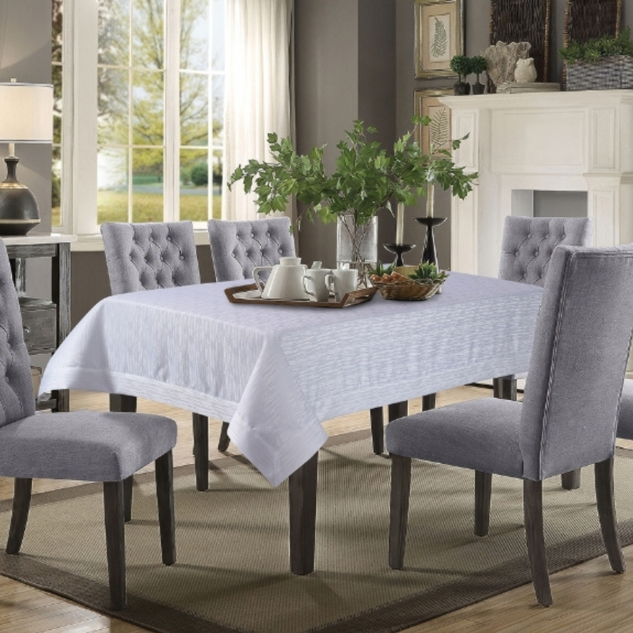 BORDEAUX Spill Proof Tablecloth - The Closeout Connection