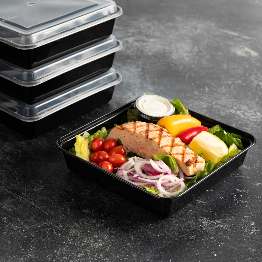 Bento Square Lunch Boxes - 4 Count - The Closeout Connection