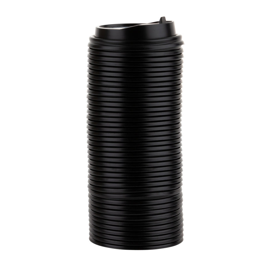 Lids for Paper Hot Cups Black - 40 Count - The Closeout Connection