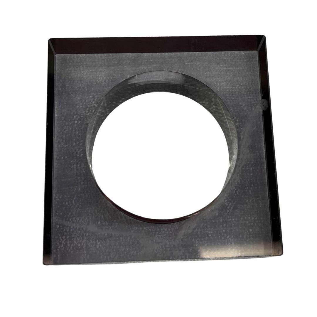 Lucite Square Napkin Ring - 4 Count