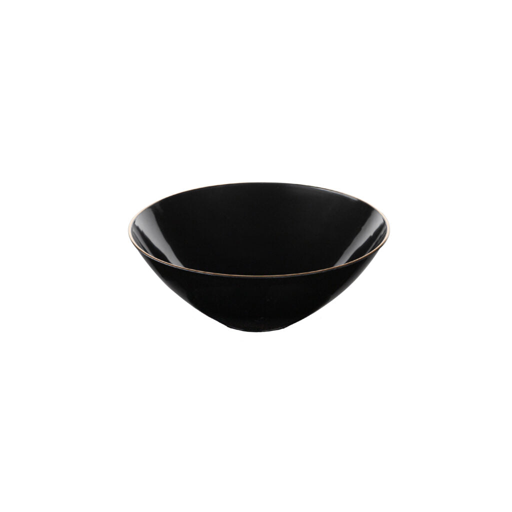 Organic Collection Black/Gold Rim - 10 Count