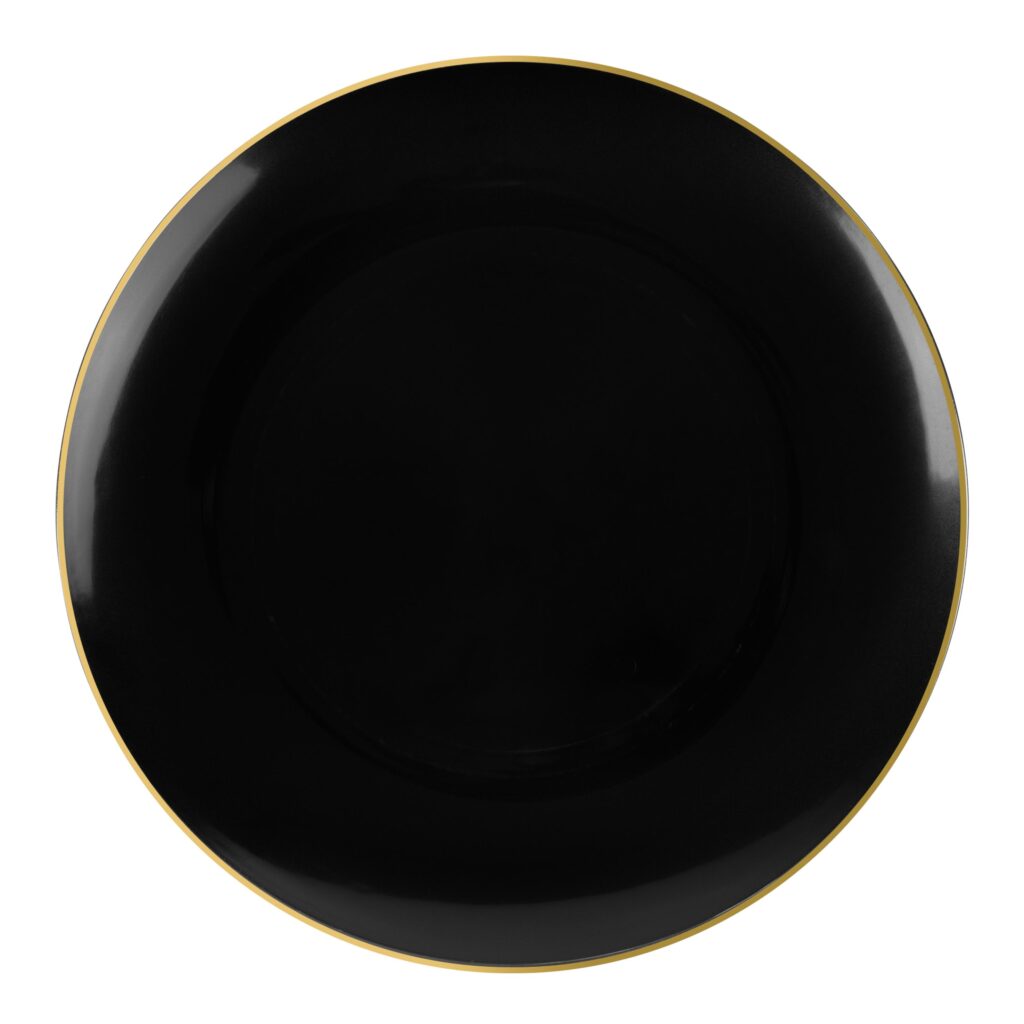 Organic Collection Black/Gold Rim - 10 Count