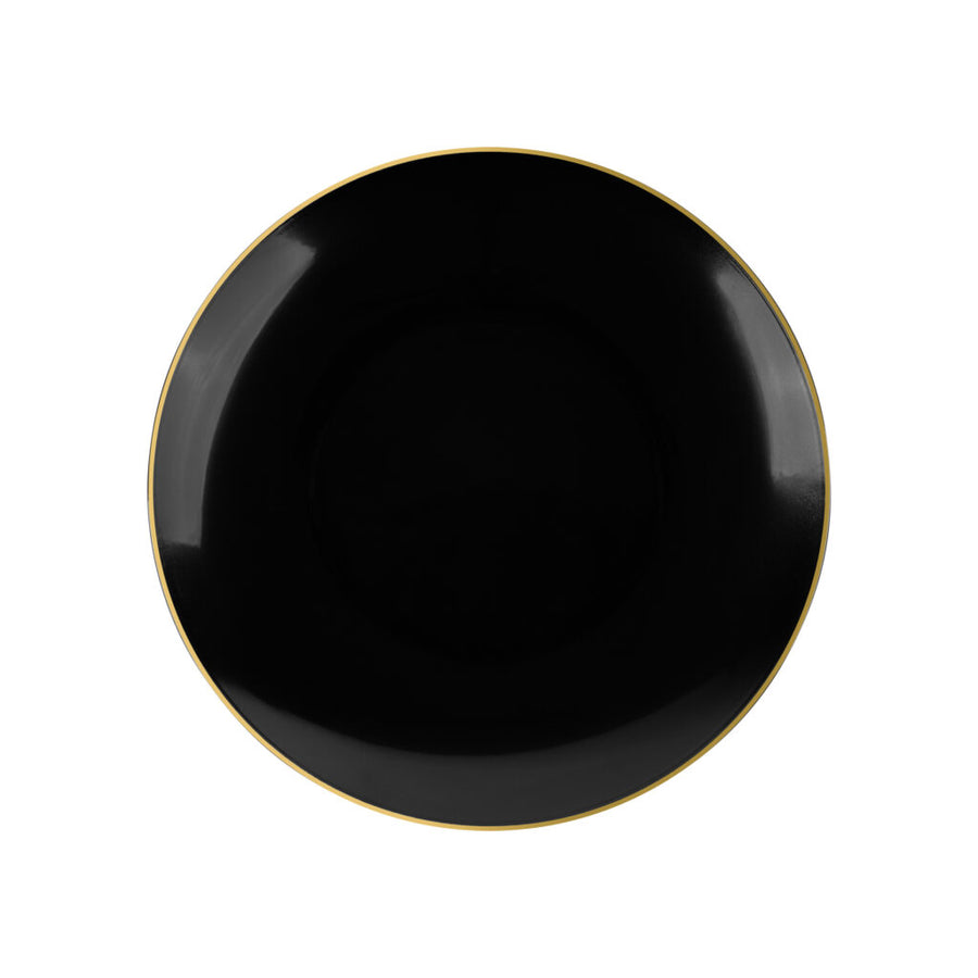 Organic Collection Black/Gold Rim - 10 Count - The Closeout Connection