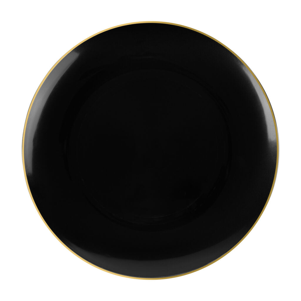 Organic Collection Black/Gold Rim - 10 Count