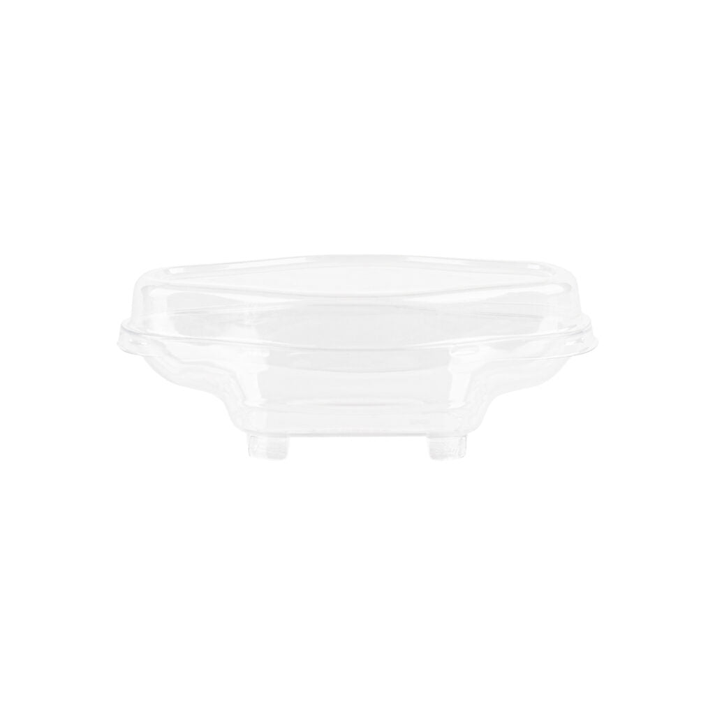 Boat Shape Dish With Flat Lid - 10 Count