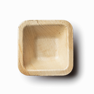 Palm Leaf Collection Square Dessert Bowls 8" - 10 count - The Closeout Connection