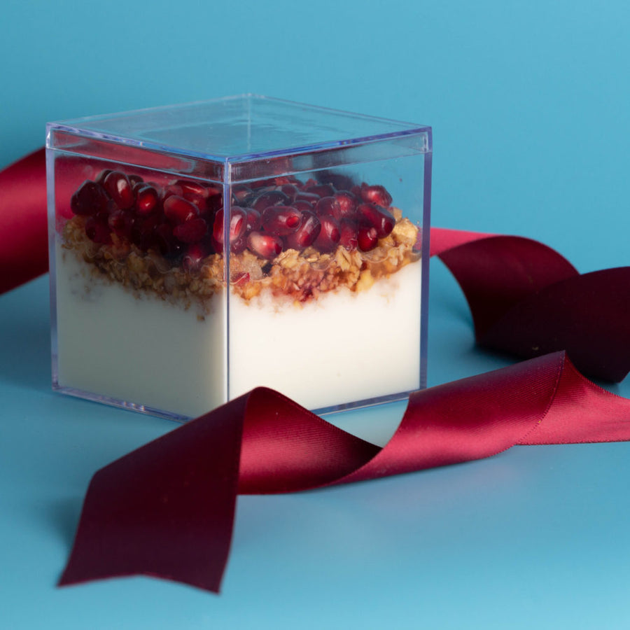 MiniWare Clear Square Boxes W/ Lids 12/4ct - The Closeout Connection