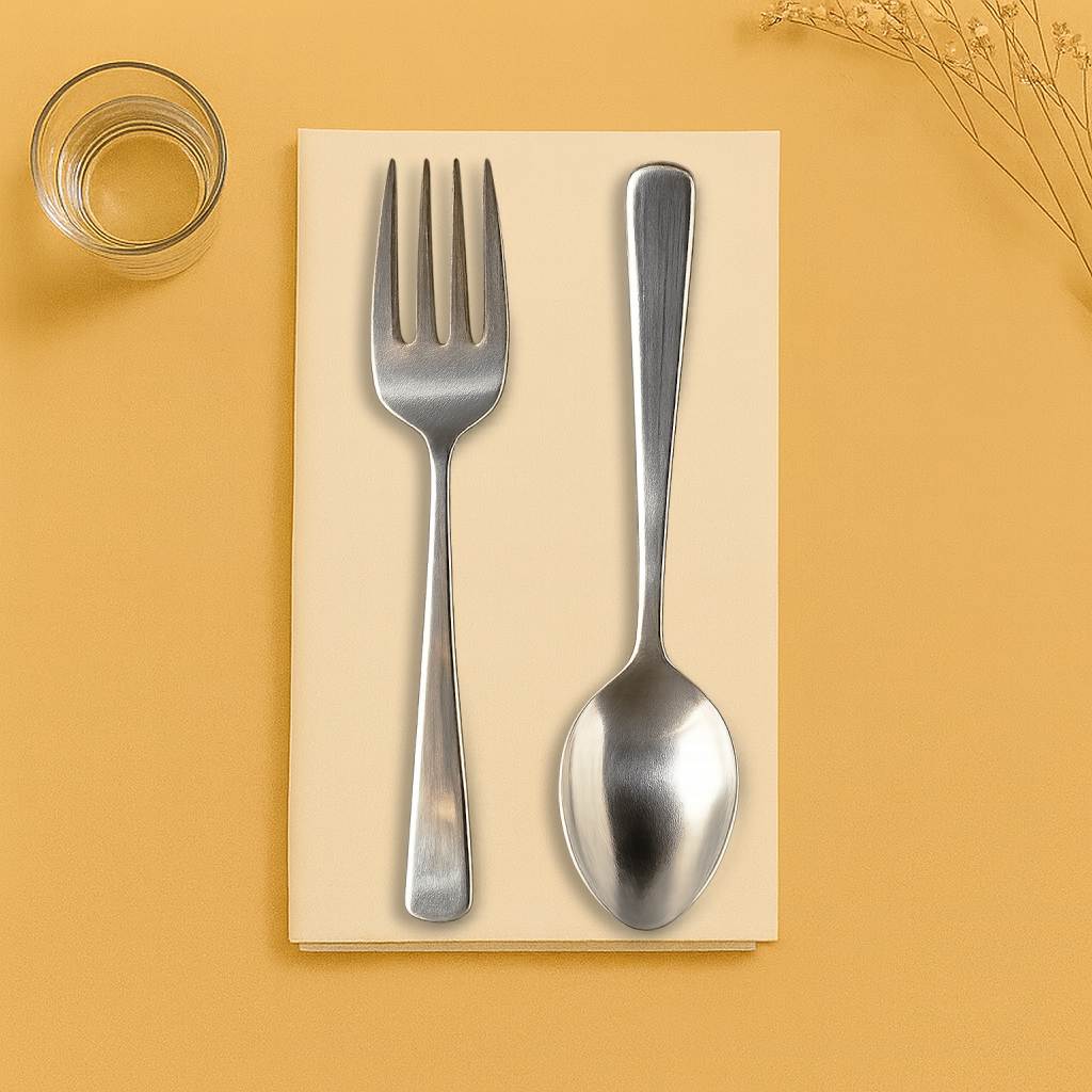 Serving 2 Spoons and 2 Forks - 4 Count