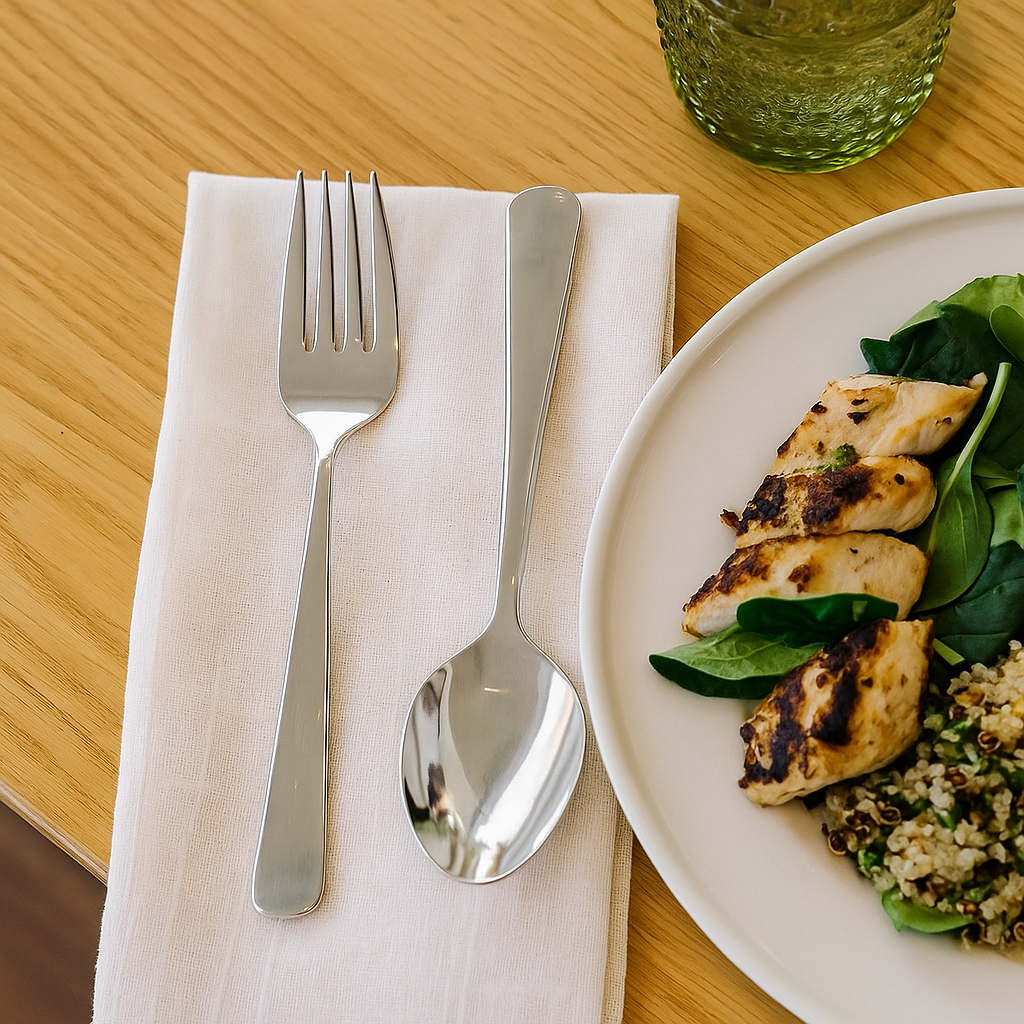 Serving 2 Spoons and 2 Forks - 4 Count