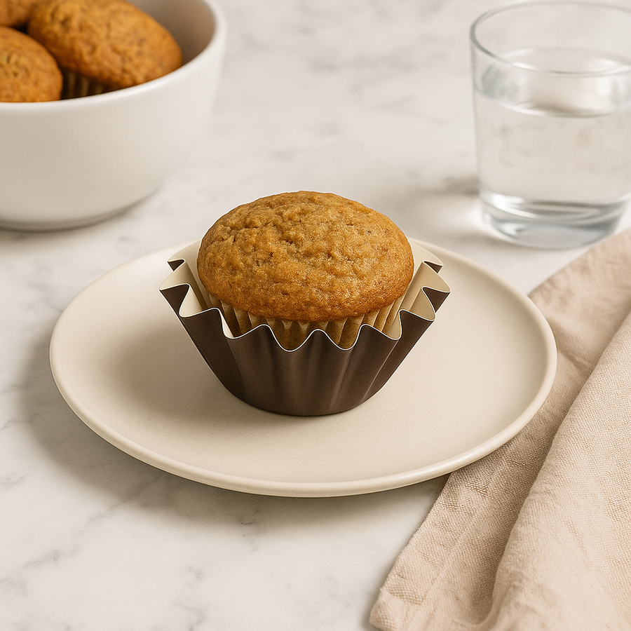 Floret Baking Cups Brown (Kosher for Passover) - 24 Count - The Closeout Connection