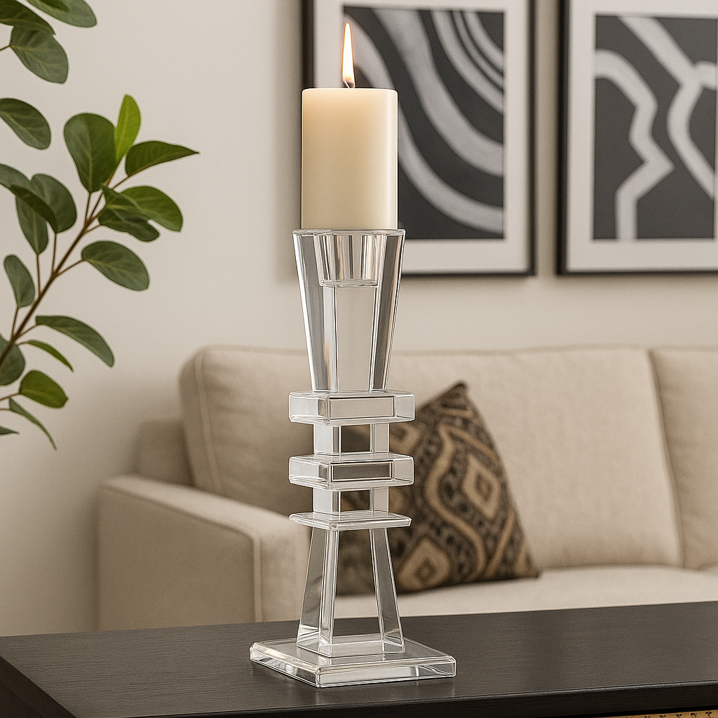 Glass Candlestick