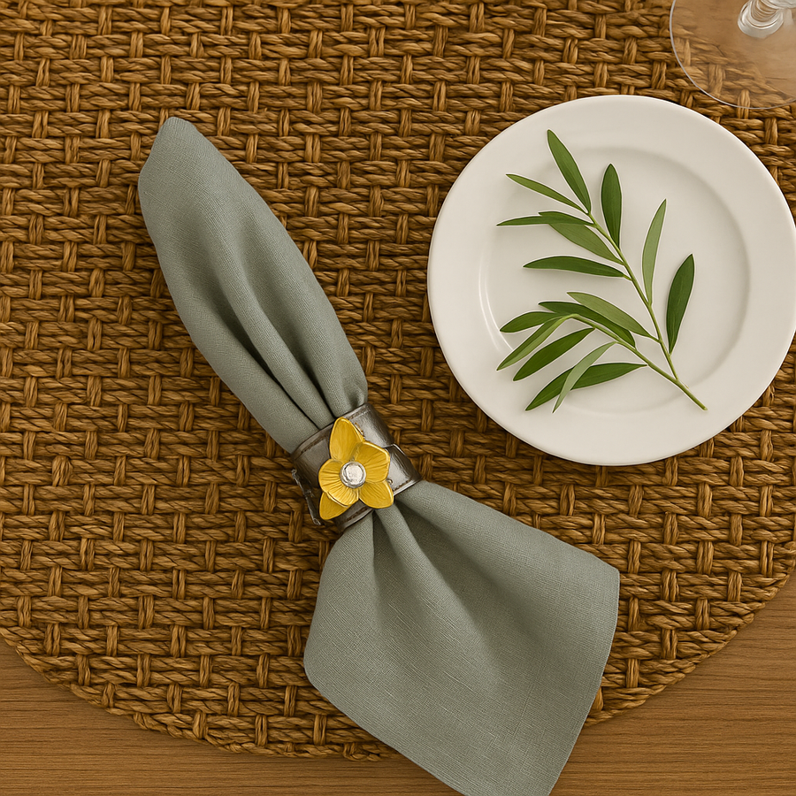 Flower Napkin Ring - The Closeout Connection