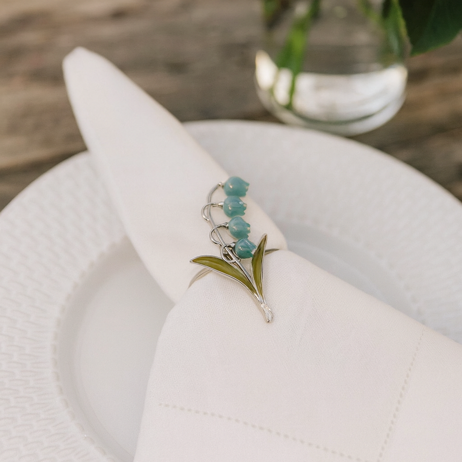 Tulip Napkin Ring - 4 Count - The Closeout Connection