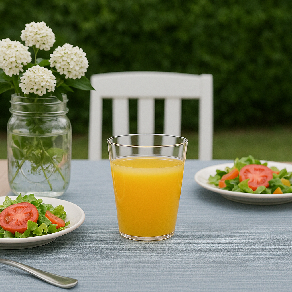 7oz round hard plastic tumblers - 20 count