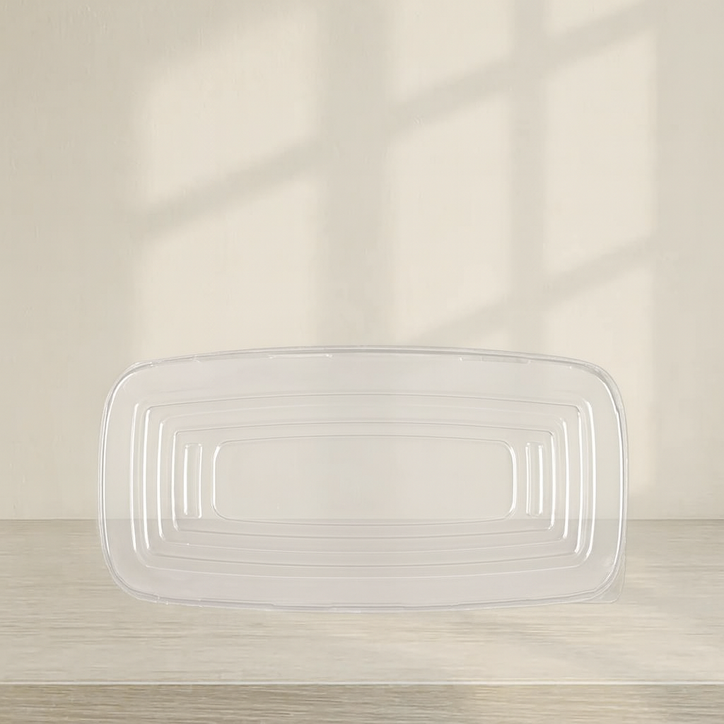 Organic Rectangle Flat Lid Bowl