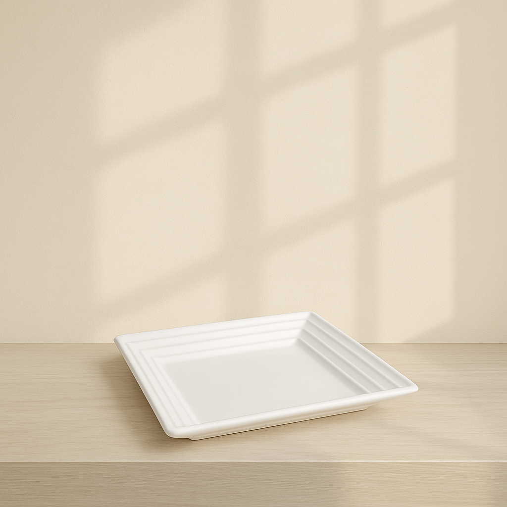White Serving Tray